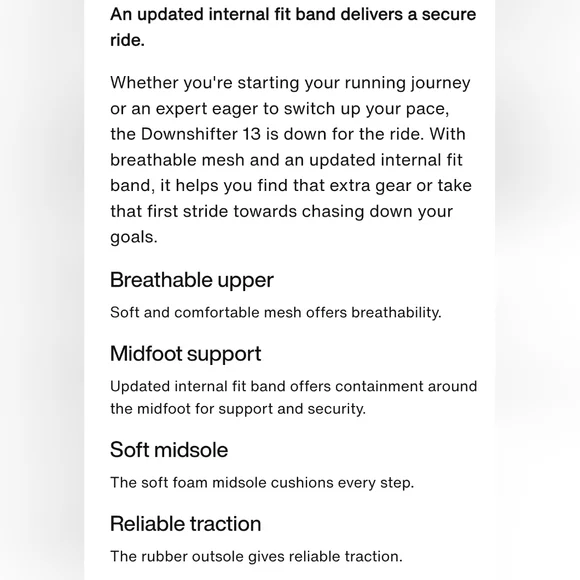 Nike "Downshifter 13" Running Shoe Athletic Sneaker Pink | Women's Size 8.5 - Picture 12 of 13